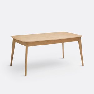 Table extensible plaqué chêne 4/10 couverts Biface LA REDOUTE INTERIEURS
