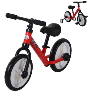 Vélo d'équilibre pour enfants Acier Noir HOMCOM