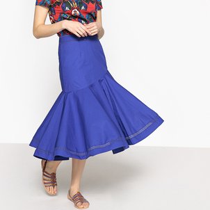 Юбка LaRedoute Короткая 40 (FR) - 46 (RUS) каштановый Юбка LaRedoute Короткая 40 (FR) - 46 (RUS) каштановый