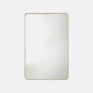 Miroir rectangulaire, en métal fer, largeur 60 x hauteur 90 cm, IODUS LA REDOUTE INTERIEURS