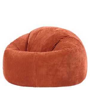 Pouf fauteuil classique velours côtelé Oeko-Tex® - KINGSTON ICON
