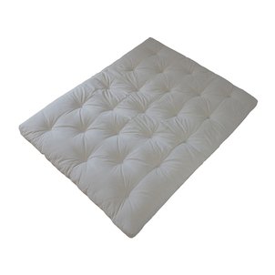 Matelas Futon  - 140*200 - 100% lin - couverture coton EUROPE & NATURE 