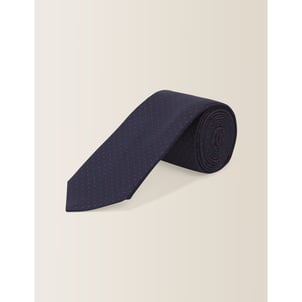 Cravate En Soie ALAIN FIGARET - Bleu - Vintage - Occasion