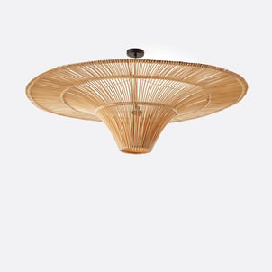 Suspension/plafonnier en rotin Ø120 cm, Junita LA REDOUTE INTERIEURS