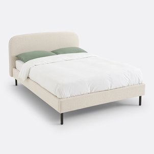 Letto imbottito tessuto bouclé con rete, Conto LA REDOUTE INTERIEURS