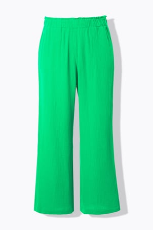 Pantalon en mousseline à jambes larges et STUDIO UNTOLD