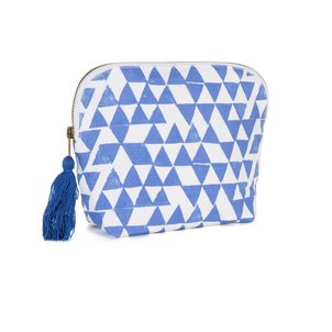 Imprimé Triangle Coton En À Pochette Pompon xnWqvIH8