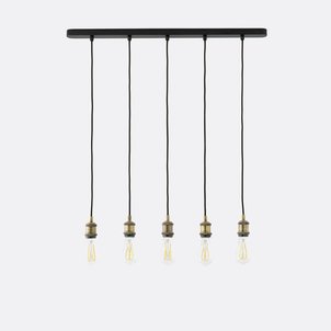 Suspension grappe métal fer et tissu, Palatina LA REDOUTE INTERIEURS
