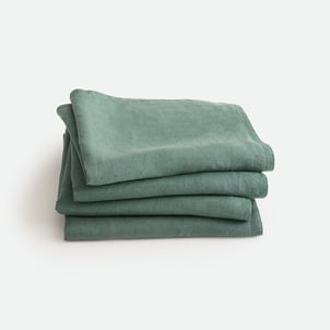 Lot de 4 serviettes de table lin lavé Victorine LA REDOUTE INTERIEURS
