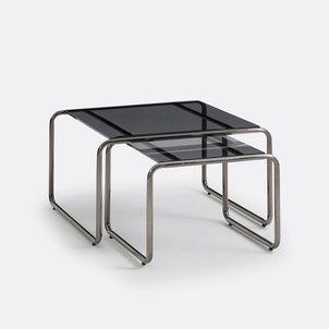 Lot de 2 tables basses en verre trempé, Neso LA REDOUTE INTERIEURS