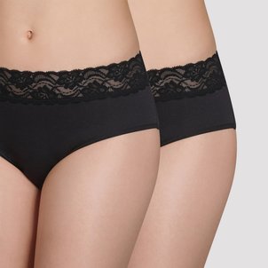 2er-Pack Slips Féminine, Baumwoll-Stretch DIM image