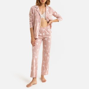 Pijama estampado, em puro algodão ANNE WEYBURN image