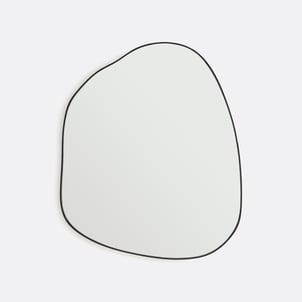 Miroir forme organique, longueur 63,5 cm, hauteur 53,3 cm, ORNICA LA REDOUTE INTERIEURS