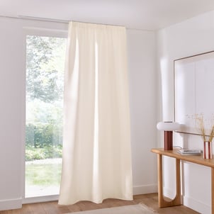 Cortinado blackout, com galão franzido e efeito onda perfeita, VODA LA REDOUTE INTERIEURS