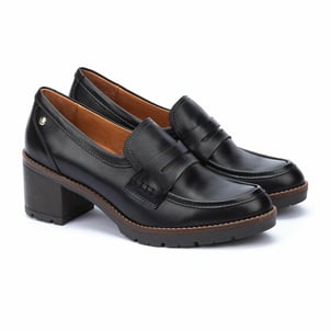 Mocassins cuir à talon Llanes PIKOLINOS