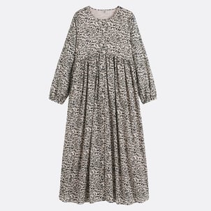 Vestido comprido com estampado animal, Signature SUZIE LA REDOUTE COLLECTIONS