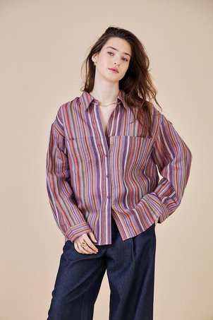 Gestreepte blouse SEE U SOON