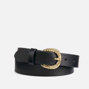 Ceinture en cuir boucle fantaisie LA REDOUTE COLLECTIONS