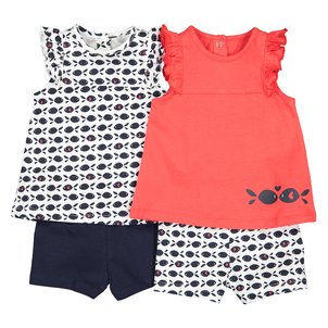 2er-Pack 2-teilige Sets, 1 Monat - 4 Jahre LA REDOUTE COLLECTIONS image