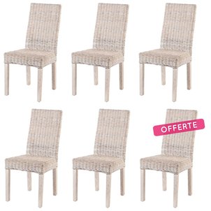 Lot de 6 chaises salle a manger | La Redoute Lot de 6 chaises salle a manger | La Redoute