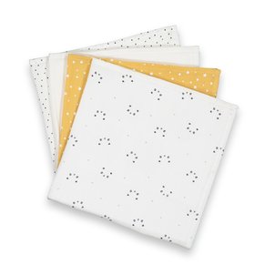 4er-Pack bedruckte Mullwindeln, reine Baumwolle LA REDOUTE COLLECTIONS image