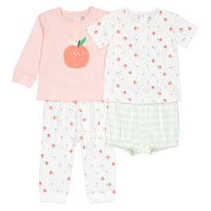 2er-Pack Pyjamas, 3 Monate - 4 Jahre LA REDOUTE COLLECTIONS image