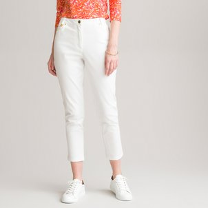Pantalon droit 7/8ème, coton stretch ANNE WEYBURN