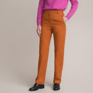 Pantalon, satin de coton stretch ANNE WEYBURN