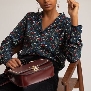 Pyjama-Oberteil mit Blumenmuster, lange Ärmel LA REDOUTE COLLECTIONS image