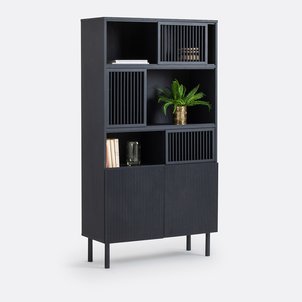 Bilbao Oak Veneered Storage Bookcase LA REDOUTE INTERIEURS