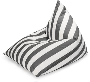 Pouf confort extérieur rayures SANTORIN CALYPSO MAGMA HEIMTEX
