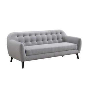canap capitonn 3 places tapissier tissu gris clair boutons gris foncs 206x83x91cm strada canap capitonn 3 - Canape Capitonne Gris canap capitonn 3 places tapissier tissu gris clair boutons gris foncs 206x83x91cm strada canap capitonn 3 - Canape Capitonne Gris
