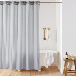 Scenario Plain Canvas Shower Curtain LA REDOUTE INTERIEURS