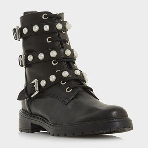 Bottines à deux fermetures zippées - pieper Dune London La Redoute Bottines à deux fermetures zippées - pieper Dune London La Redoute