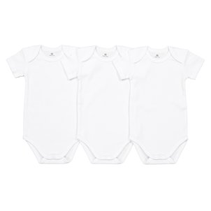 3er-Pack Kurzarm-Bodys aus Bio-Baumwolle, 0-3 Jahre LA REDOUTE COLLECTIONS image