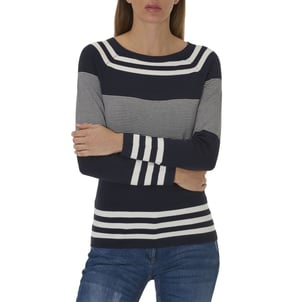 Pull Rayures Jucca Femme - Taille 40 (M/L), Coton, Neuf Avec étiquettes