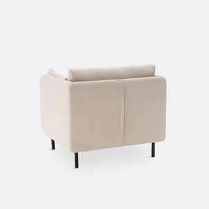 Fauteuil, en tissu texturé, VICTOR LA REDOUTE INTERIEURS