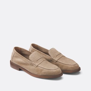 Mocassins em pele camurça, Signature LA REDOUTE COLLECTIONS