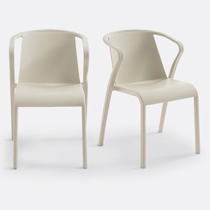 Lot de 2 fauteuils en polypropylène, Predsida LA REDOUTE INTERIEURS