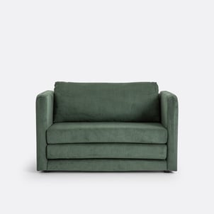 Sofá-cama em bombazina, Hazel LA REDOUTE INTERIEURS