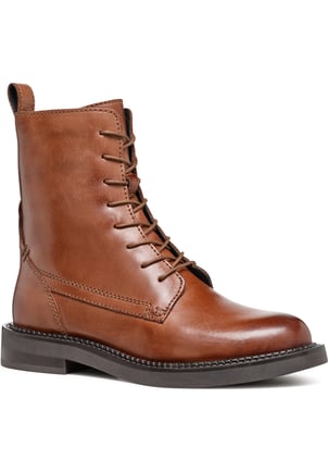 Bottines lacées en cuir, SERILDA GEOX