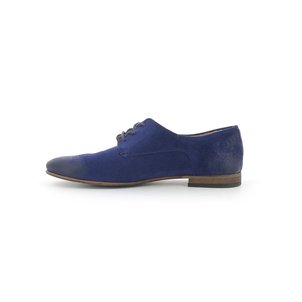 Redoute Derbies Marine Bleu En Cuir La Femme Solde Fx40w8nTx