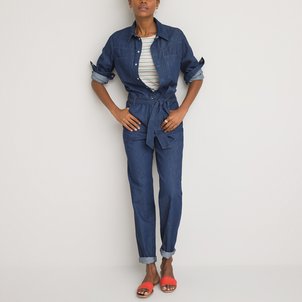 Combinaison-pantalon en denim LA REDOUTE COLLECTIONS