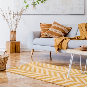 Chevron Flatweave Runner Rug - 240x66cm SO'HOME