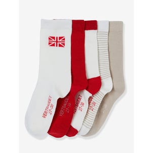 Chaussettes Manchester City FC - Lot De 5 Paires | Coton Doux | Taille Unique 7-12 UK | Merchandising Officiel
