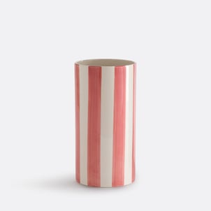 Vase en céramique à rayures, H25 cm, Jaoma LA REDOUTE INTERIEURS