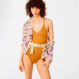 Maillot de bain 1 pièce ballerine, Signature LA REDOUTE COLLECTIONS