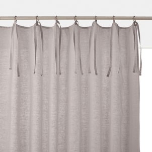 Cortinado em linho/viscose, com laços, ODORIE LA REDOUTE INTERIEURS image