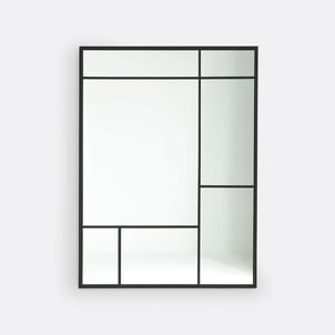 Miroir métal style industriel 120x90 cm, Lenaig LA REDOUTE INTERIEURS