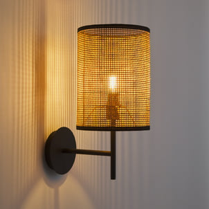 Cara Metal & Cane Wall Light LA REDOUTE INTERIEURS